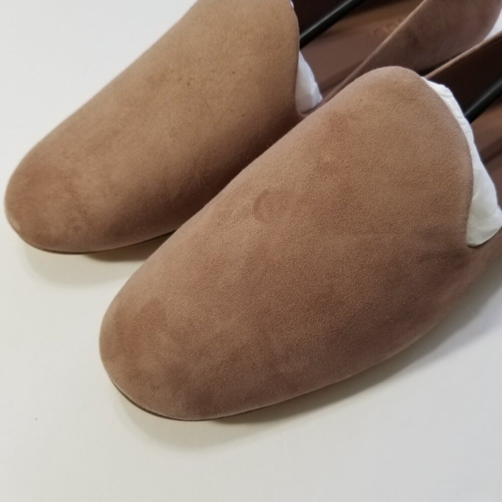 NIB‎ VINCE Women's Milo Suede Leather Flat Loafers in Hydrangea - Picture 11 of 15